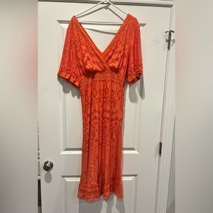 Farm Rio for Anthropologie Devore Maxi Dress